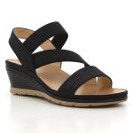Promise Wedge Sandal - Black - 8