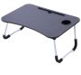 Portable Foldable Laptop Table – Brown