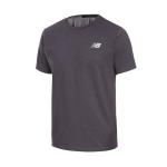 New Balance Men's Tenacity Tee- Black heather - LG