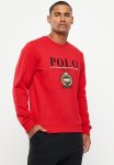 Polo Mens Crest Logo Sweater - Red
