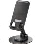 Phone Tablet PC Stand Adjustable Swivel Desktop Metal Folding Retractable