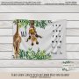 Milestone Blanket – Black Green Giraffe African Combo Blanket