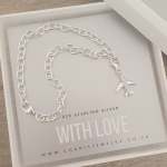Plane Bracelet Set 925 Sterling Silver Plane Charm And Bracelet Adjustable Up To 19CM