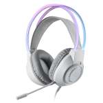 Redragon Scream Over-ear Rgb Gaming Headset - White