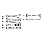 Lenovo Thinksystem SR650 V3 2.5" Chassis Front BP2 Sas sata Cable Kit 4X97A82935