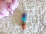 Chakra Crystal Point Pendulum