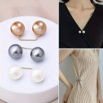 3PCS Pearl Brooch Pins For Clothing Anti-slip Safety Pin For Dress Waist Cinching Collar Adjusting Scarf Securing Fashion Access