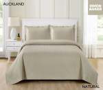 Simon Baker Auckland Quilt Bedspread - Natural Various Sizes - Super King - 320CM X 270CM + 2 Pillowcases 50CM X 70CM + 5CM