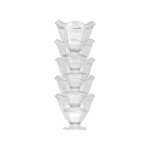 Regent Disposable Plastic Stemmed Cups Cylnder 5PC Pack