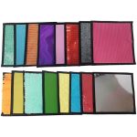 Wkao Sensory Mats For Autism 16 Pcs Tactile Sensory Toys Colorful Floor Tiles For All Ages Adhd Calming