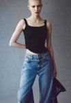 Lace-trimmed Strappy Top - Black