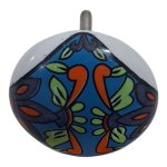 Multi-colour Bohemian Cupboard Handle Ceramic 6CM