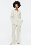 Crinkled Trousers - White