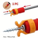 1PC Screw Fixer Holder - Universal Fixing Fixture Set For Woodworking Carpentry And Drill Screws - Plastic Screw Fixer Fixture -