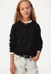Fine-knit Jumper - Black