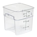 Square Polycarbonate Storage Container Clear 4 Ltr - SCS4004-C