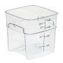 Square Polycarbonate Storage Container Clear 4 Ltr - SCS4004-C