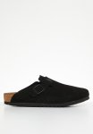 Birkenstock Boston Sfb Suede Leather Regular - Black
