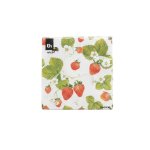 Napkins 16PCS 33X33CM - Strawberries