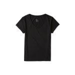 Bamboo Ladies V-neck T-Shirt Assorted - Medium Black