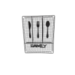 Black Chrome Draw Divider SGN2649