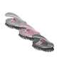 Plastic Back Scrubbing Brush - Pack Of 3