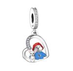 Anime Bear Retro Classic Charm 925 Silver Charm For Bracelet Necklace