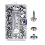 Craft Diy Leather Rivets Kit Double Cap Brass Set Of 150