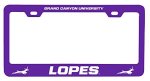 Grand Canyon University Lopes License Plate Frame Officially Licensed Collegiate Product