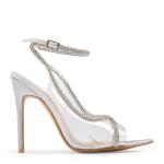 Silver Sparkle Strappy Sandal