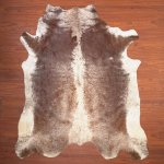 Bs Grade Nguni Hide 242 Brown white M - Medium Brown white Speckled