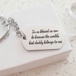 KR15D - Personalized Gift Keyring Stainless Steel