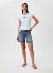 Calvin Klein Retro Light Blue Logo Graphic T-Shirt - XL Blue