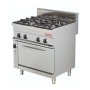 4 Burner Gas Cooker-with Electric Convection Oven