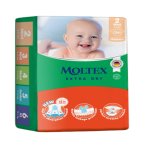 Moltex – Extra Dry Baby Diapers – Size 2 – 36’S