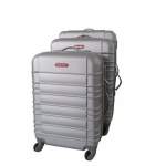 Smte 3 Piece Holiday Luggage Set Black Silver With Keychain