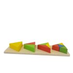 3D Triangular Wooden Blocks - Factory Plaza