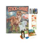 Top Model Dino World Colouring Book Stick & Shine