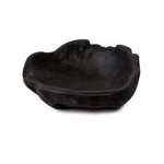Teakwood Carved Bowl Black