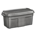 160L Storage Box With Wheels Black