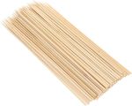 200 Pcs Skewers 3MM Thick Heavy-duty Roasting Sticks For Grilling Barbecue