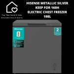 Hisense Metallic Silver Keep For 160H Electric Chest Freezer - 198L