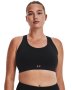 Women's Ua Smartform Rush Mid Sports Bra - Black / Md
