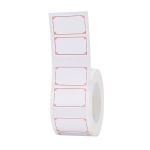 - B21 B3S - 25X30MM - 230 White Labels - Light Red Design