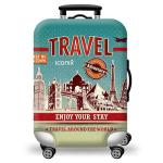 Printed Luggage Protector - Adventure - XL