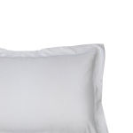 500 Thread Count Sateen Egyptian Cotton Oxford PILLOWCASE - Silver - Continental One PILLOWCASE 80 X 80CM