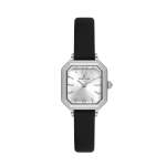 Womens Silver Square Case Watch