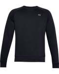Men's Ua Rival Fleece Crew - Black Onyx White - 001 XL