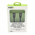 GIZZU USB3.1 C To Usb-c 1M Cable Black