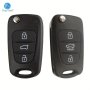 Okeytech Flip Folding Remote Control Key Shell Cover For Kia K2 K5 For Sportage For Hyundai I20 I30 IX35 I35 Key Fob Case TOY40